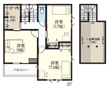 スマート・ワン・シティ山形市南館西　２号棟 間取り図・配置図 2