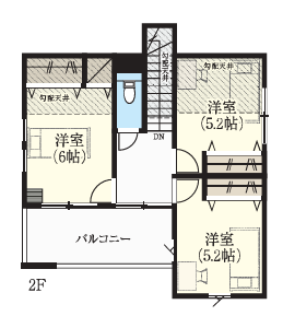 スマート・ワン・シティ山形市南館西　１号棟 間取り図・配置図 2